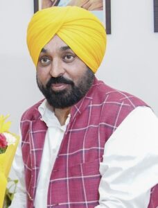 Portrait of Bhagwant Mann, Chief Minister of Punjab