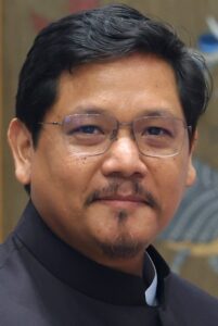Portrait of Conrad Sangma, Chief Minister of Meghalaya