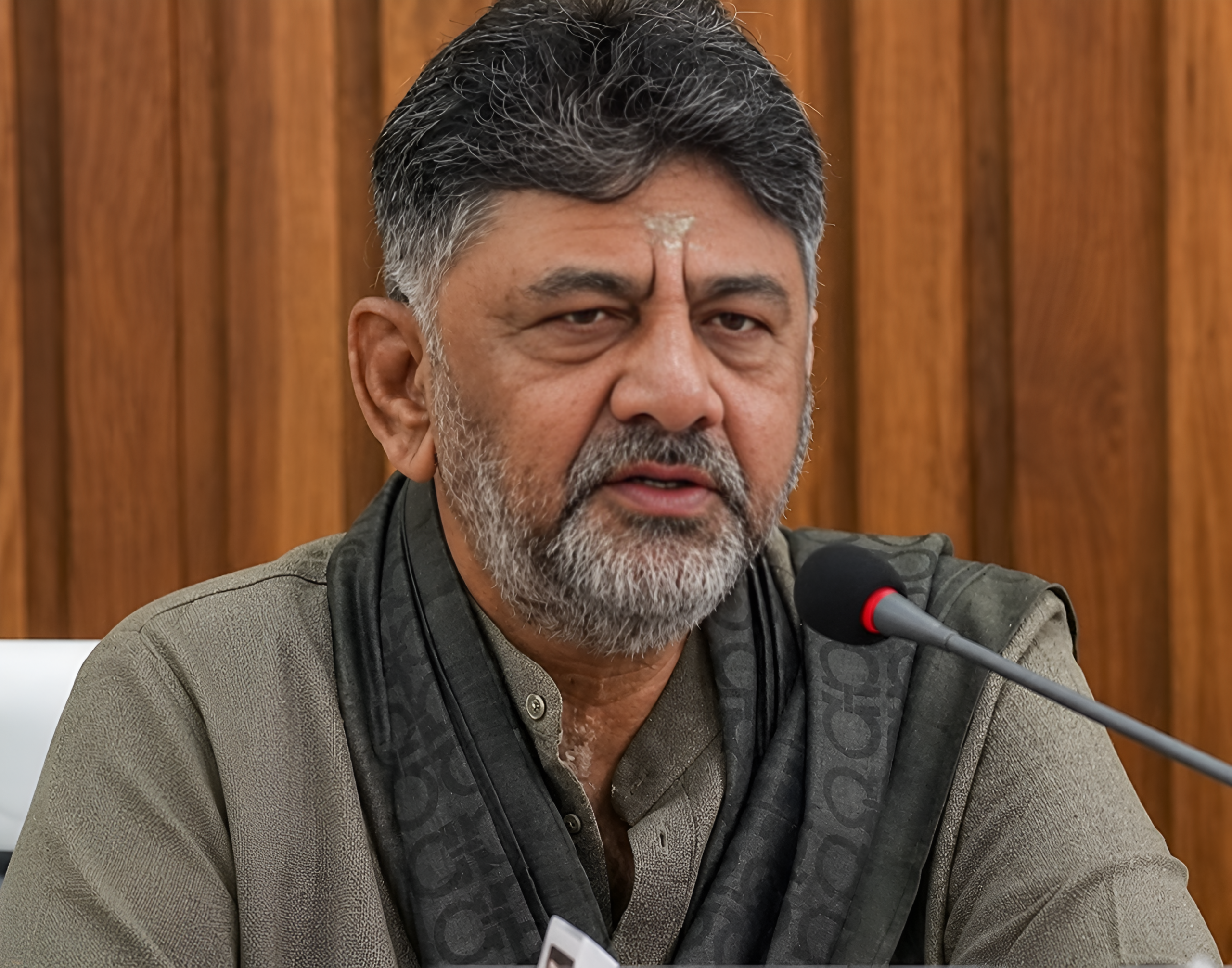 Portrait of D. K. Shivakumar, Chief Minister of Karnataka