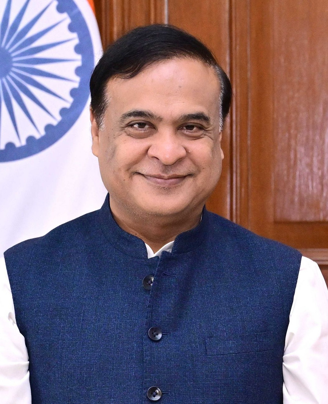 Portrait of Himanta Biswa Sarma, Chief Minister of Assam