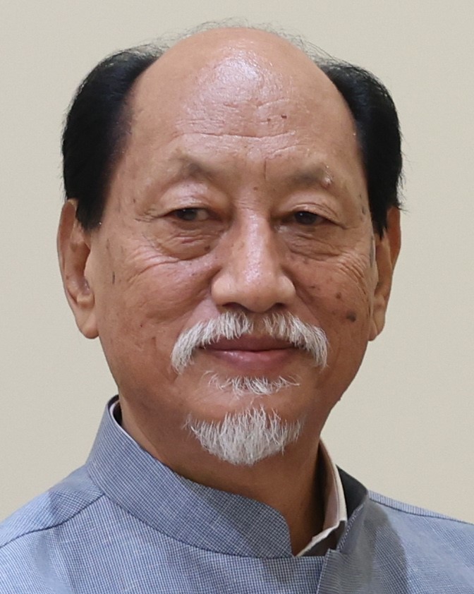 Portrait of Neiphiu Rio, Chief Minister of Nagaland
