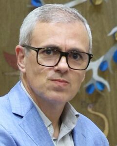 Portrait of Omar Abdullah, Chief Minister of Jammu and Kashmir