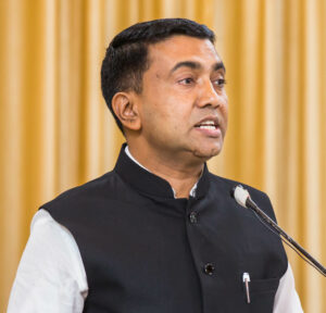 Portrait of Pramod Sawant, Chief Minister of Goa
