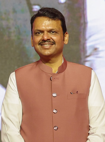 Portrait of Devendra Fadnavis, Chief Minister of Maharashtra