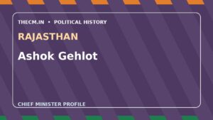 Ashok Gehlot – Chief Minister profile of Rajasthan