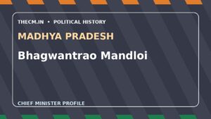 Bhagwantrao Mandloi – Chief Minister profile of Madhya Pradesh