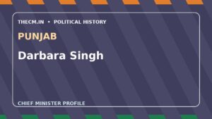 Darbara Singh – Chief Minister profile of Punjab