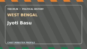 Jyoti Basu – Chief Minister profile of West Bengal